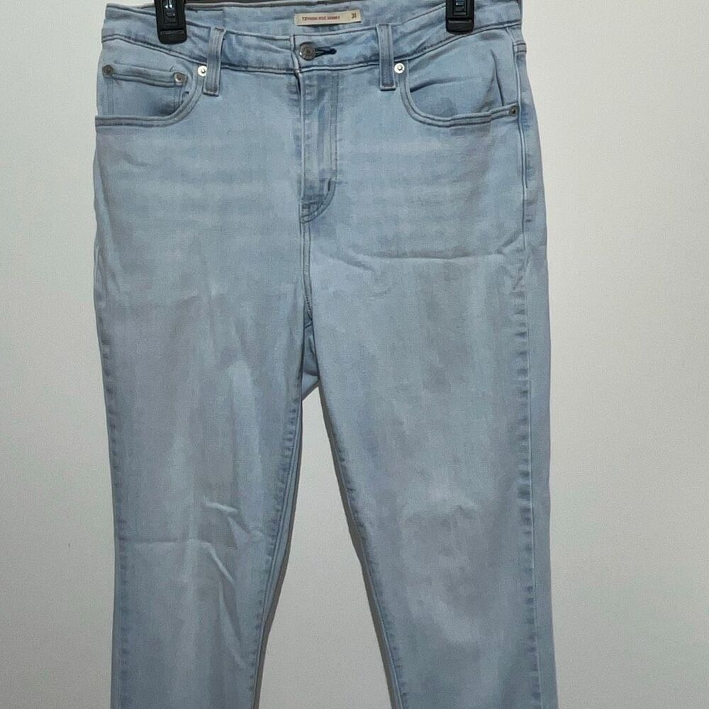 Levi Strauss & Co Women's Light Blue 721 High Rise Skinny Jeans Size‎ 31